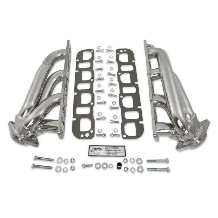JBA 09-20 Chrysler 5.7L HEMI 1-3/4in Primary Silver Ctd Cat4Ward Header - Bull Strap