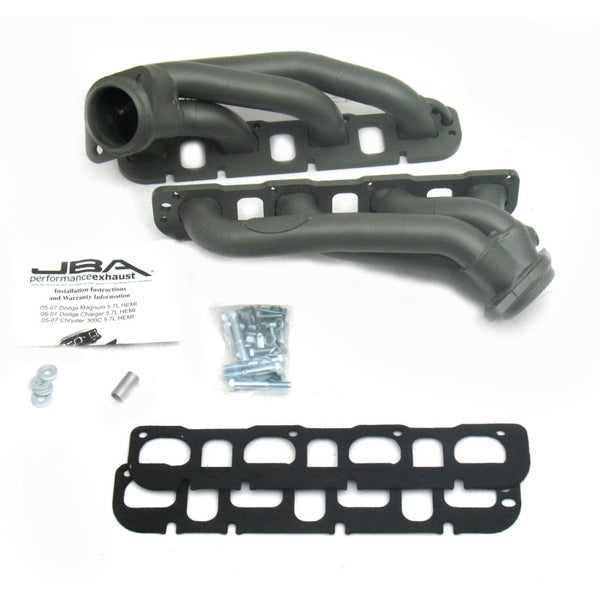 JBA 09-20 Chrysler 5.7L HEMI 1-3/4in Primary Ti Ctd Cat4Ward Header - Bull Strap