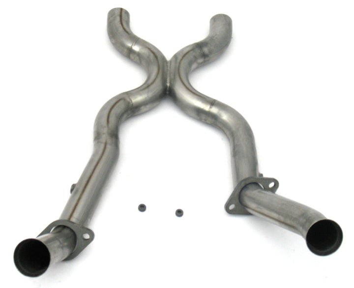 JBA 65-73 Ford Mustang 260-302 SBF 409SS X-Pipe - Bull Strap