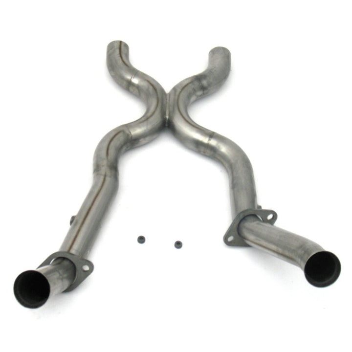 JBA 65-73 Ford Mustang 260-302 SBF 409SS X-Pipe - Bull Strap