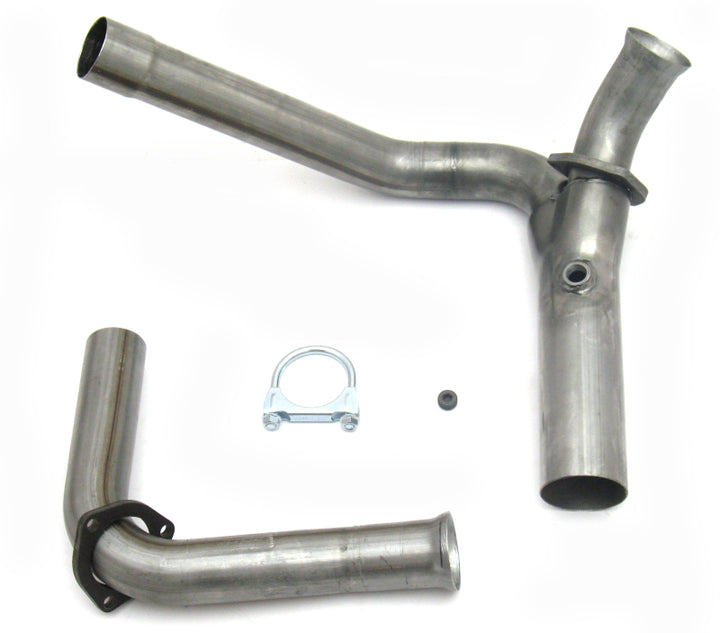 JBA 88-93 GM C/K Pickup 4.3-5.7L 409SS Emissions Legal Mid Pipes - Bull Strap