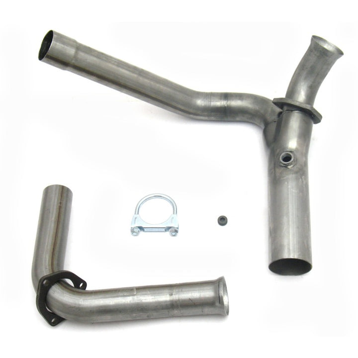 JBA 88-93 GM C/K Pickup 4.3-5.7L 409SS Emissions Legal Mid Pipes - Bull Strap