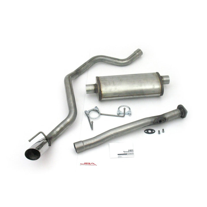 JBA 96-98 Toyota 4Runner 2.7/3.4L 409SS Pass Side Single Exit Cat-Back Exhaust - Bull Strap