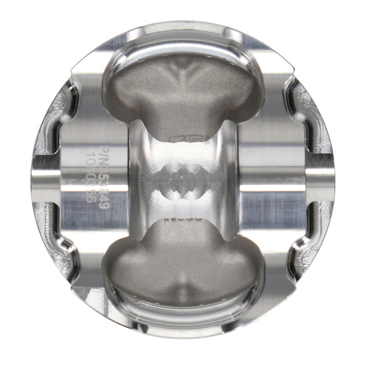 JE Pistons 2013+ VW/Audi 2.0T TSI (22mm Pin) 83mm Bore 10.0:1 CR -5.2cc Dish FSR Piston (Set of 4) - Bull Strap