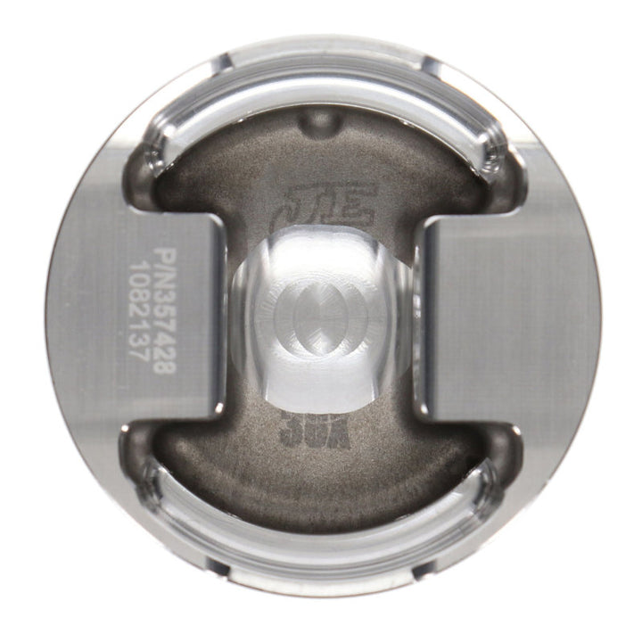 JE Pistons Honda L15B Turbo 73mm Bore 10.3:1 CR -9.6cc Dome Piston Set - Set of 4 - Bull Strap