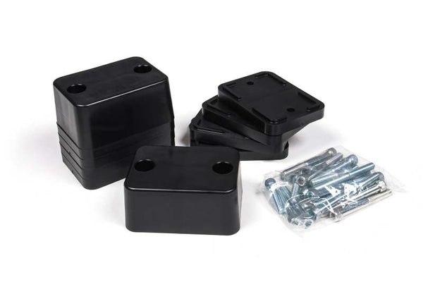 JKS Manufacturing 18-21 Jeep Wrangler JL Adjustable Rear Bump Stop 2-6in Lift - Bull Strap