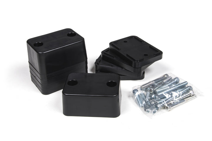 JKS Manufacturing 18-21 Jeep Wrangler JL Adjustable Rear Bump Stop 2-6in Lift - Bull Strap
