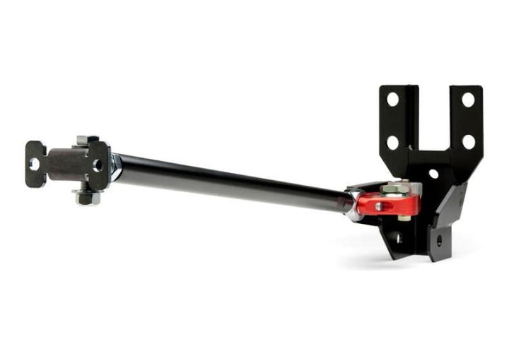 JKS Manufacturing 2007+ Jeep Wrangler JK Front Track Bar-Sector Shaft Reinforcement System - Bull Strap