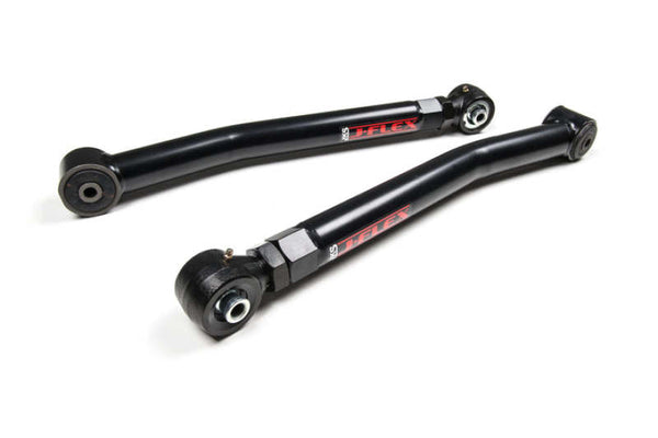 JKS Manufacturing Jeep Wrangler JK Adjustable J-Flex Lower Control Arms - Front - Bull Strap