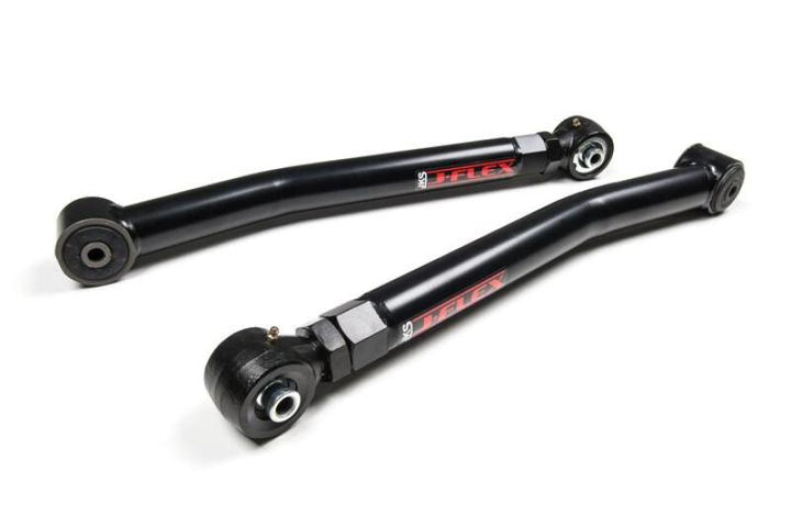 JKS Manufacturing Jeep Wrangler JK Adjustable J-Flex Lower Control Arms - Front - Bull Strap