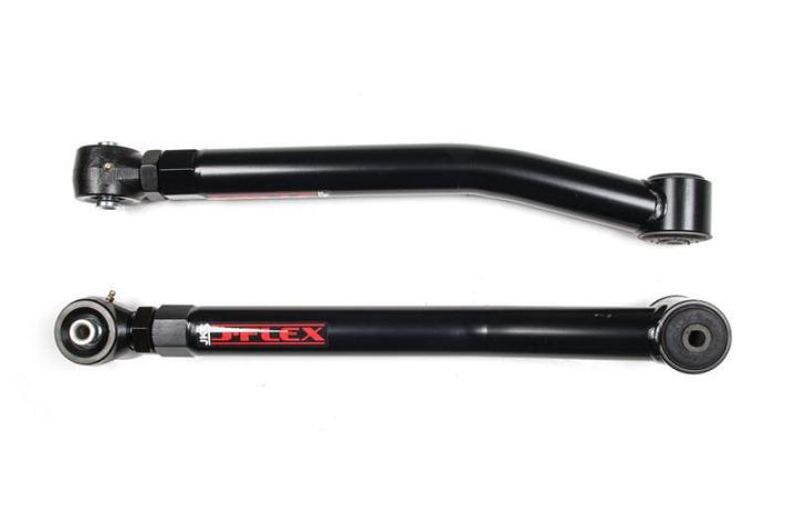 JKS Manufacturing Jeep Wrangler JK Adjustable J-Flex Lower Control Arms - Front - Bull Strap