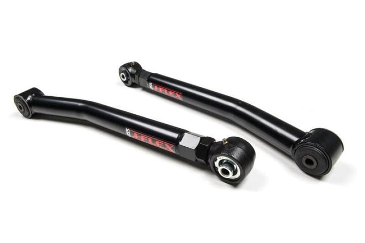 JKS Manufacturing Jeep Wrangler JK Adjustable J-Flex Lower Control Arms - Front - Bull Strap