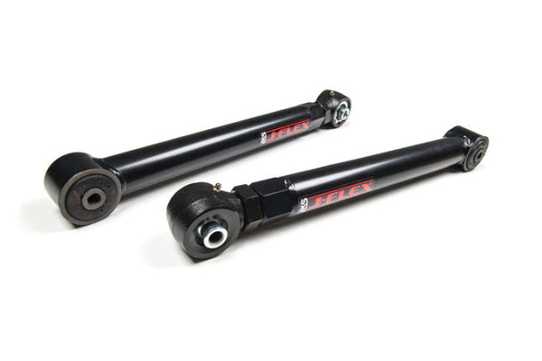 JKS Manufacturing Jeep Wrangler JK Adjustable J-Flex Lower Control Arms - Rear - Bull Strap
