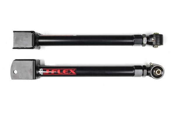 JKS Manufacturing Jeep Wrangler JK Adjustable J-Flex Upper Control Arms - Front - Bull Strap
