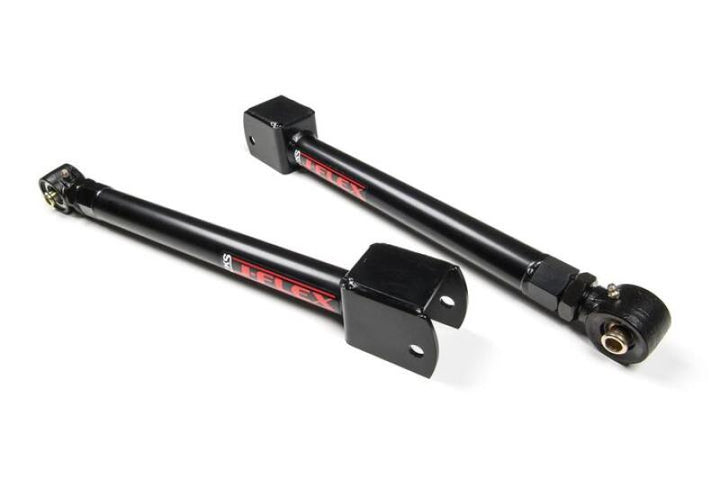 JKS Manufacturing Jeep Wrangler JK Adjustable J-Flex Upper Control Arms - Front - Bull Strap