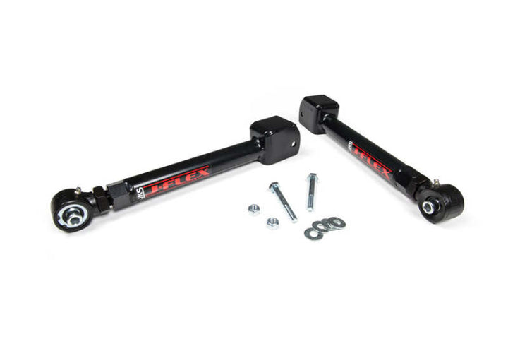 JKS Manufacturing Jeep Wrangler TJ/LJ / Cherokee XJ Fixed J-Link Upper Control Arms - Front - Bull Strap