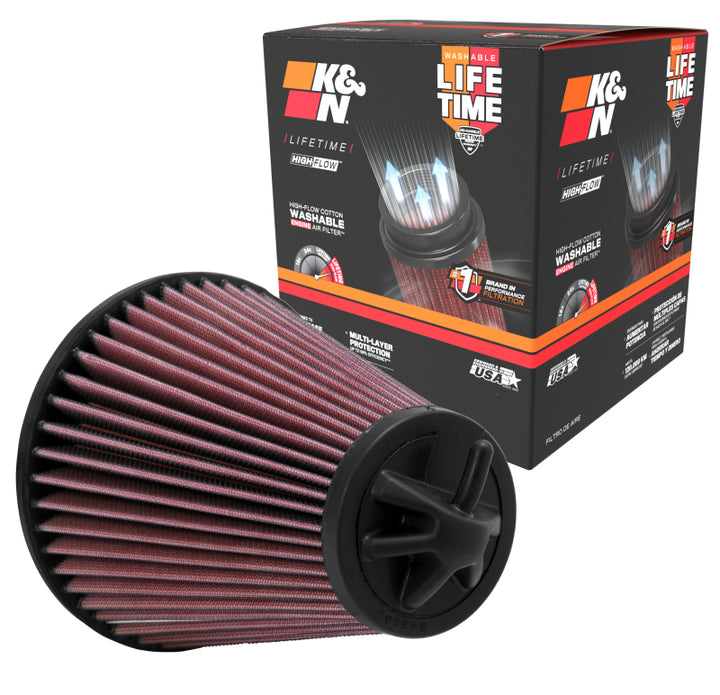 K&N 00 Honda S2000 2.0L-L4 Drop In Air Filter - Bull Strap