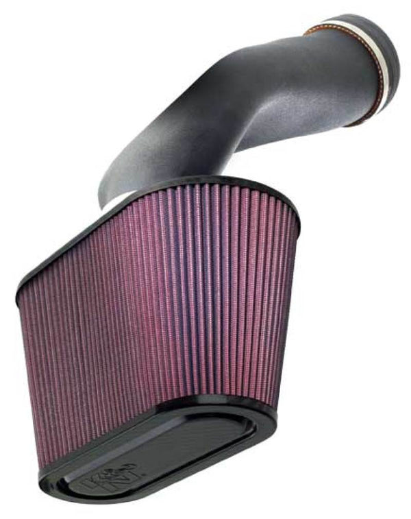 K&N 01-04 Chevy Corvette V8-5.7L Performance Intake Kit - Bull Strap