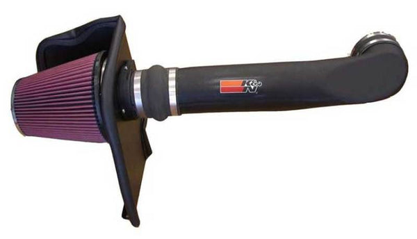 K&N 01-04 Chevy Suburban V8-8.1L Performance Intake Ki - Bull Strap