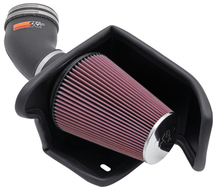 K&N 01-04 Ford Lightning / F150 H/D Performance Intake Kit - Bull Strap