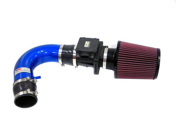 K&N 02-06 Lancer ONLY Blue Typhoon Short Ram Intake - Bull Strap