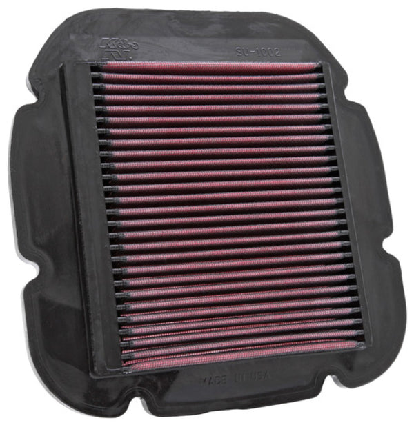 K&N 02-10 Suzuki DL 1000 V-Strom/04-12 DL650 V-Strom / 04-05 Kawasaki KLV1000 Replacement Air Filter - Bull Strap