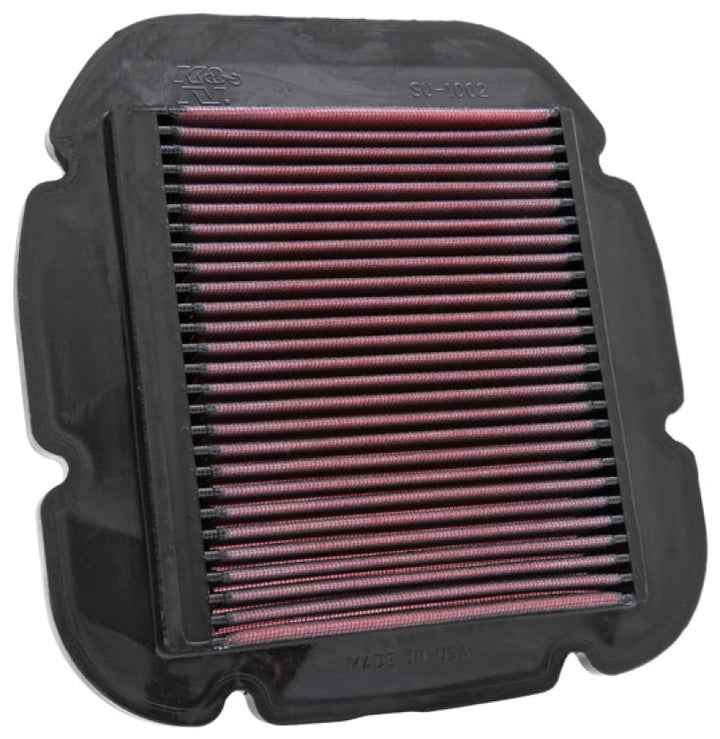 K&N 02-10 Suzuki DL 1000 V-Strom/04-12 DL650 V-Strom / 04-05 Kawasaki KLV1000 Replacement Air Filter - Bull Strap