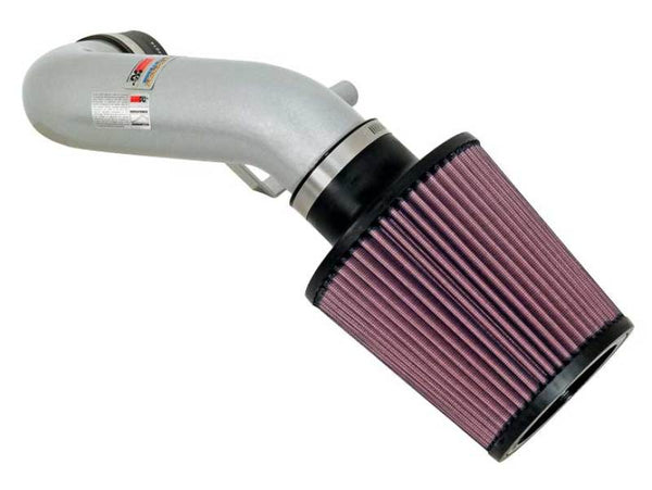 K&N 02 Acura RSX Silver Typhoon Short Ram Intake - Bull Strap