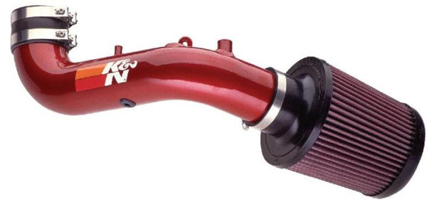 K&N 02 Honda Civic Si Red Typhoon Short Ram Intake - Bull Strap