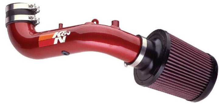 K&N 02 Honda Civic Si Red Typhoon Short Ram Intake - Bull Strap