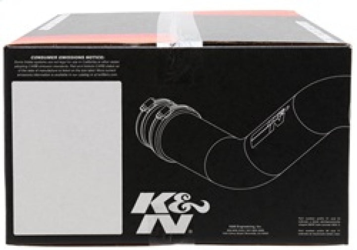 K&N 02 Honda Civic Si Red Typhoon Short Ram Intake - Bull Strap