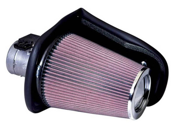 K&N 03-04 Ford Mustang SVT Cobra V8-4.6L DOHC S/C Performance Intake Kit - Bull Strap