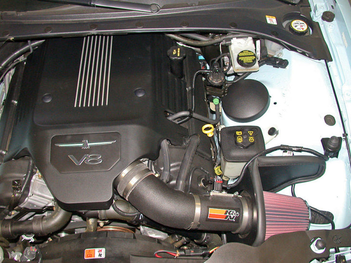 K&N 03-04 Ford Thunderbird V8-3.9L Performance Intake Kit - Bull Strap