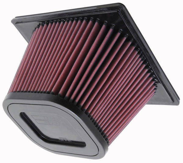 K&N 03-05 Dodge Pick Up 5.9L-L6 Drop In Air Filter - Bull Strap