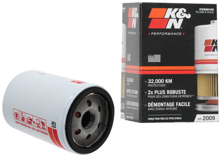 K&N 03-05 Neon SRT-4 / Lotus Elise Performance Gold Oil Filter - Bull Strap
