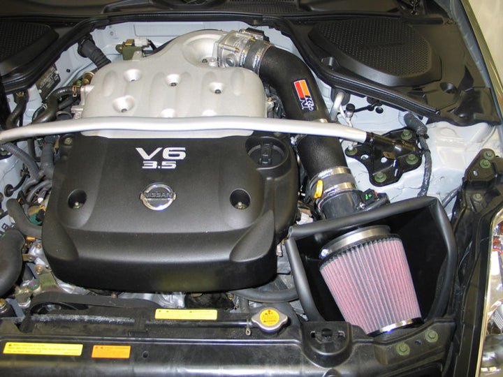 K&N 03-05 Nissan 350z V6-3.5L Performance Intake Kit - Bull Strap