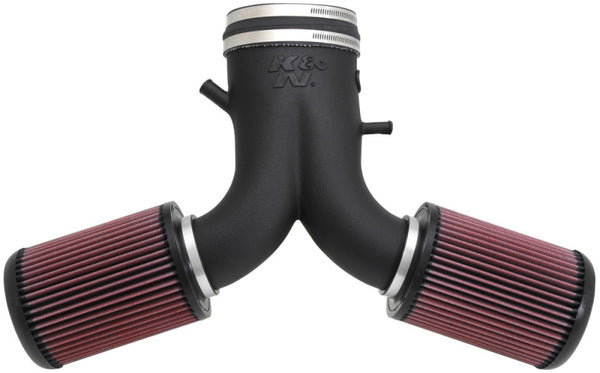K&N 03-06 Dodge Viper Short Ram Intake - Bull Strap