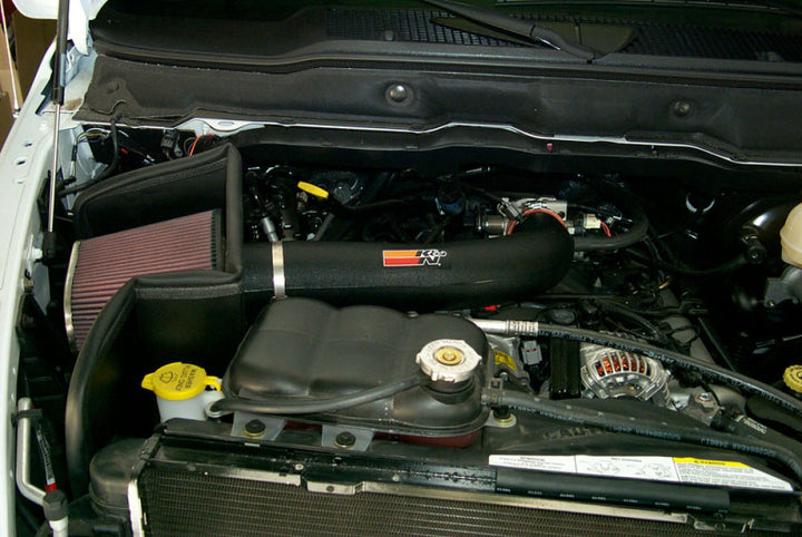 K&N 03-07 Dodge Ram 1500/2500 V8-5.7L Hemi Performance Intake Kit - Bull Strap