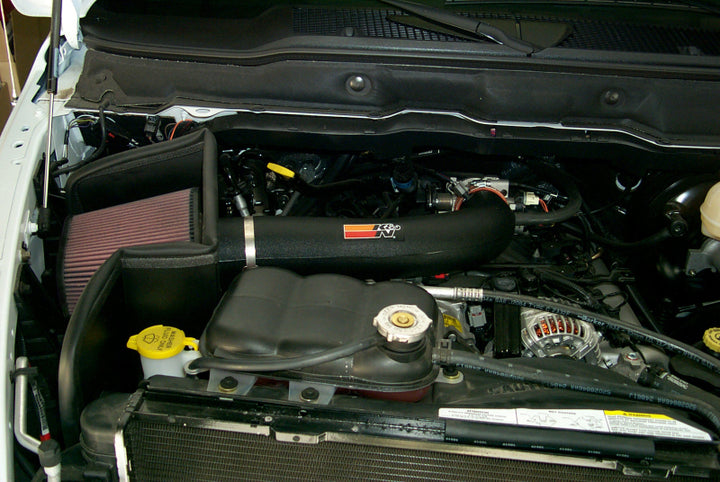 K&N 03-07 Dodge Ram 1500/2500 V8-5.7L Hemi Performance Intake Kit - Bull Strap