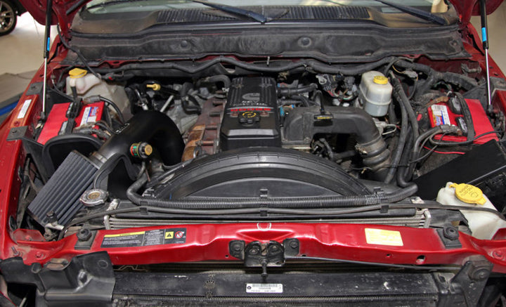 K&N 03-07 Dodge Ram Pickup 2500/3500 5.9L DSL Black Performance Intake Kit - Bull Strap