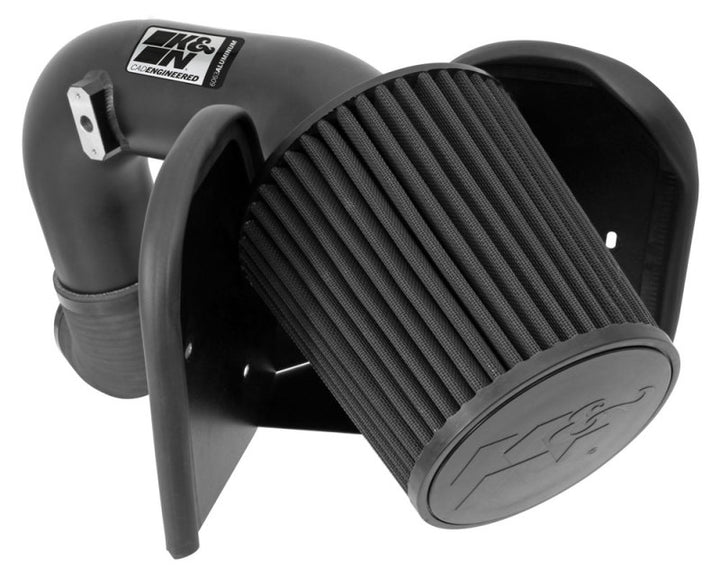 K&N 03-07 Dodge Ram Pickup 2500/3500 5.9L DSL Black Performance Intake Kit - Bull Strap