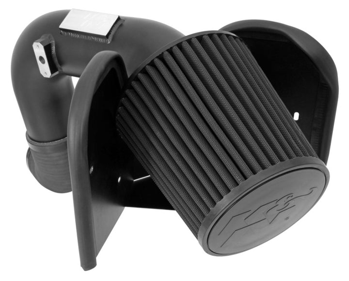 K&N 03-07 Dodge Ram Pickup 2500/3500 5.9L DSL Black Performance Intake Kit - Bull Strap