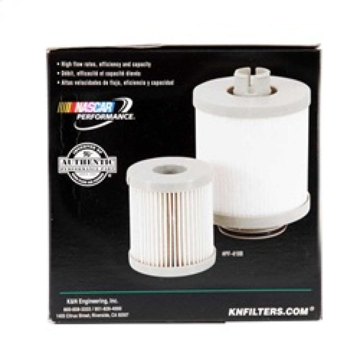 K&N 03-07 Ford 6.0L (td) Fuel Filter - Bull Strap