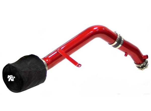 K&N 03-07 Honda Acord V6 Red Typhoon Short Ram Intake - Bull Strap