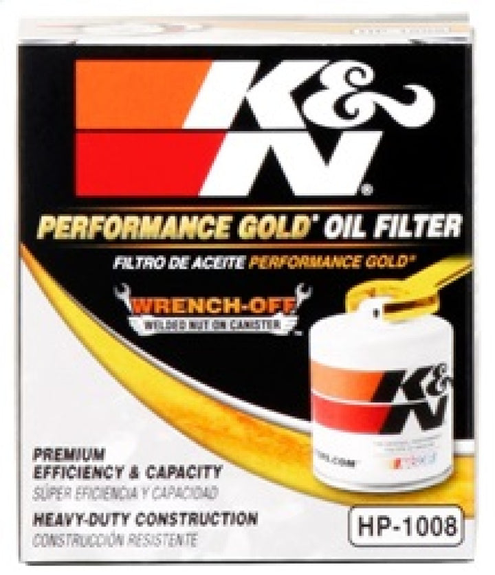K&N 03-07 Mitsubishi Lancer Wrench-Off Oil Filer - Bull Strap