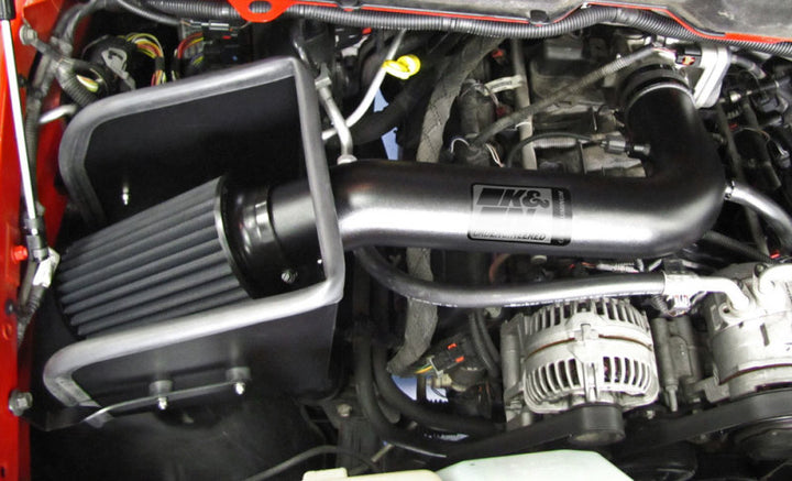 K&N 03-08 Dodge Ram 1500 / 2500 / 3500 V8.5.7L Performance Intake Kit - Bull Strap