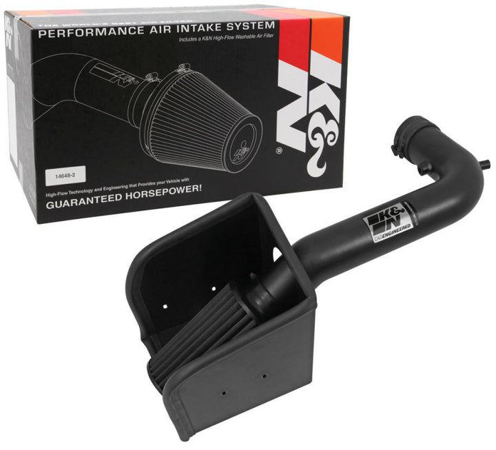 K&N 03-08 Dodge Ram 1500 / 2500 / 3500 V8.5.7L Performance Intake Kit - Bull Strap