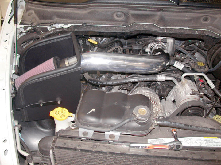 K&N 03-08 Dodge Ram V8-5.7L High Flow Performance Kit - Bull Strap