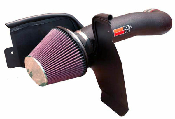 K&N 04-07 Jeep Liberty V6-3.7L Performance Intake Kit - Bull Strap