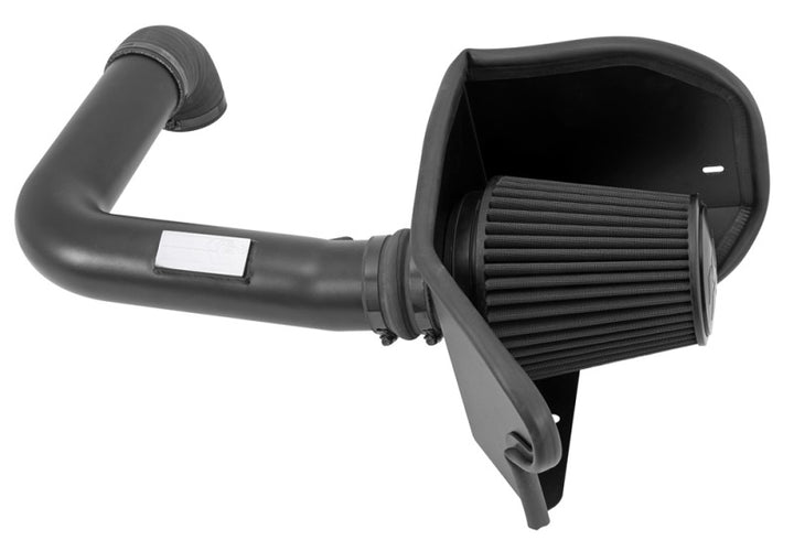 K&N 04-08 Ford F150 V8-5.4L/04-07 Ford Lobo 5.4L V8 Blackhawk Perf Intake Kit - Bull Strap